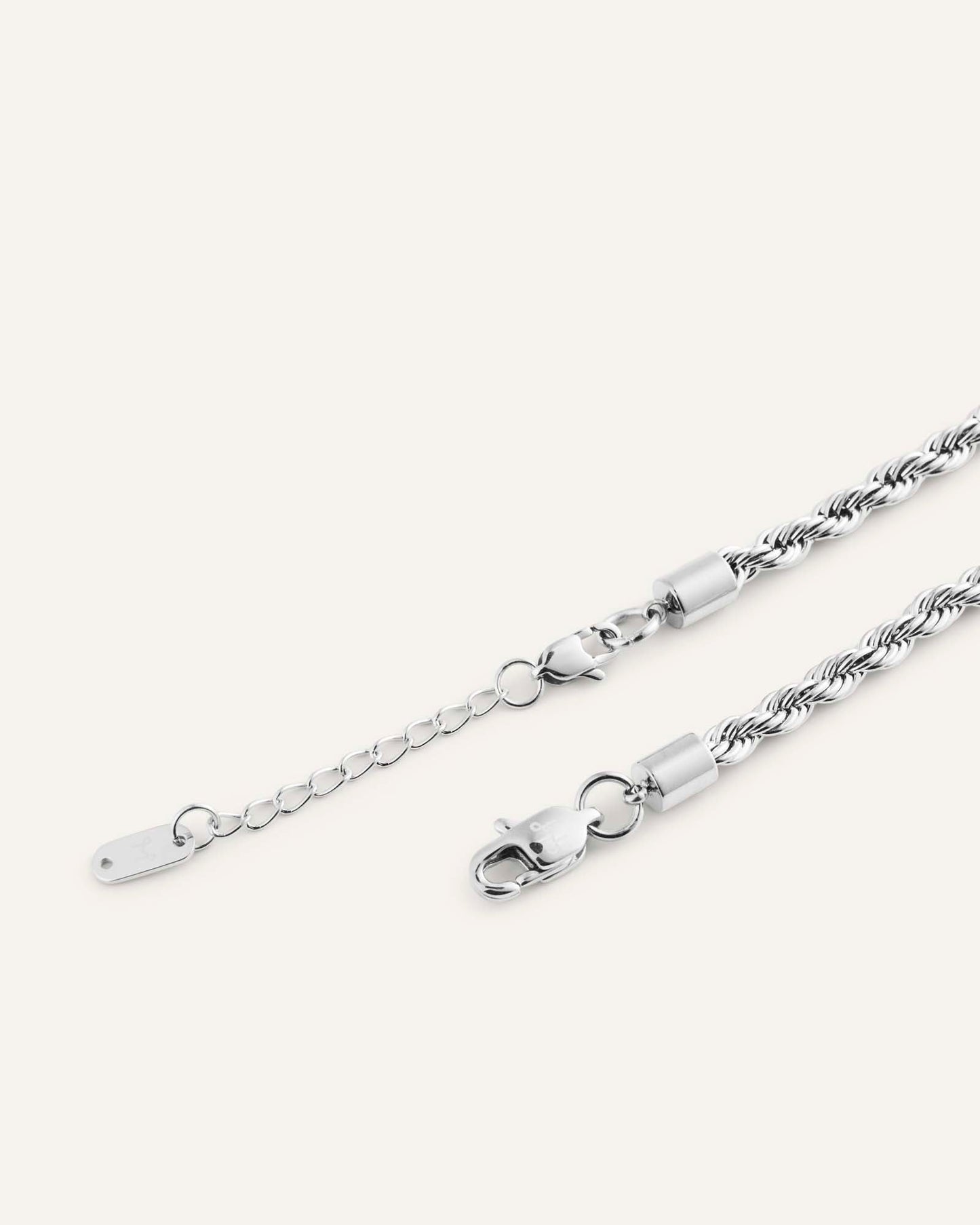 Bold Rope Chain Steel Bracelet