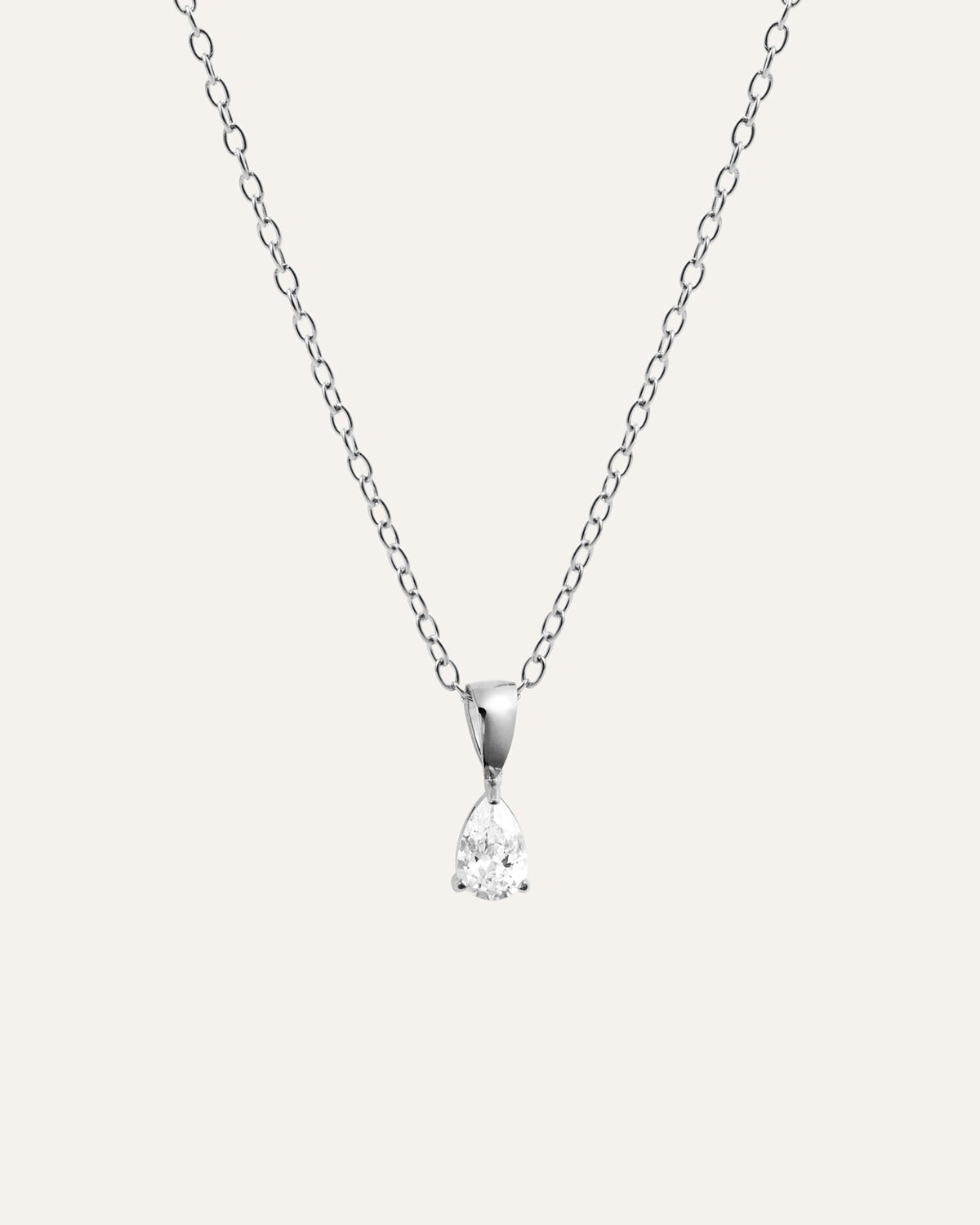 Belle White Necklace