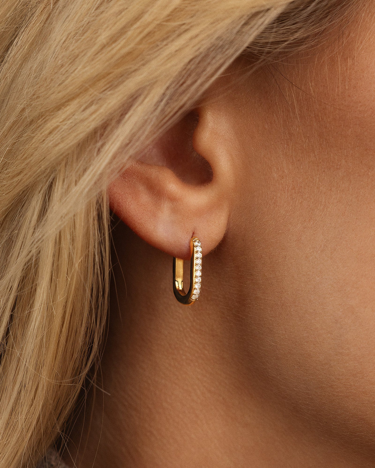 Sparkle Small U-Hoops