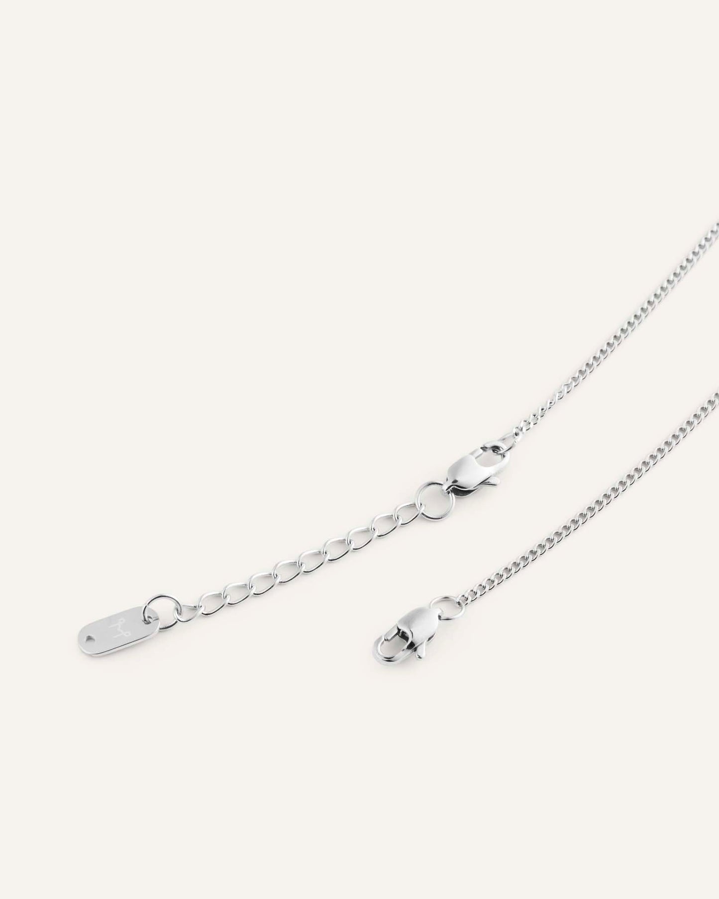 Thin Curb Chain Steel Bracelet