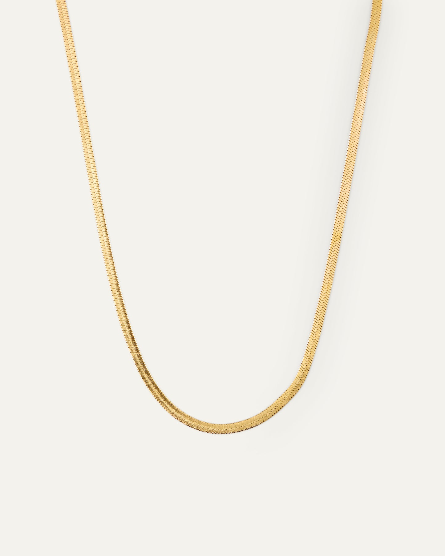 Thin snake necklace
