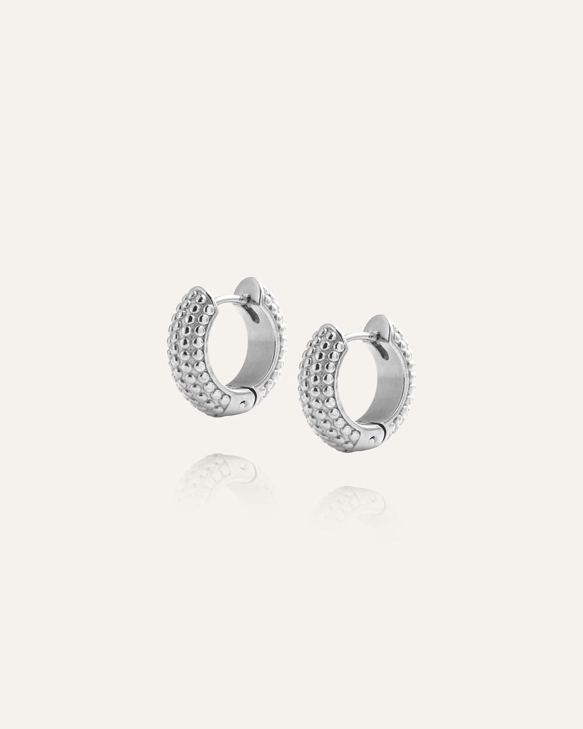 Beaded Hoops Medium