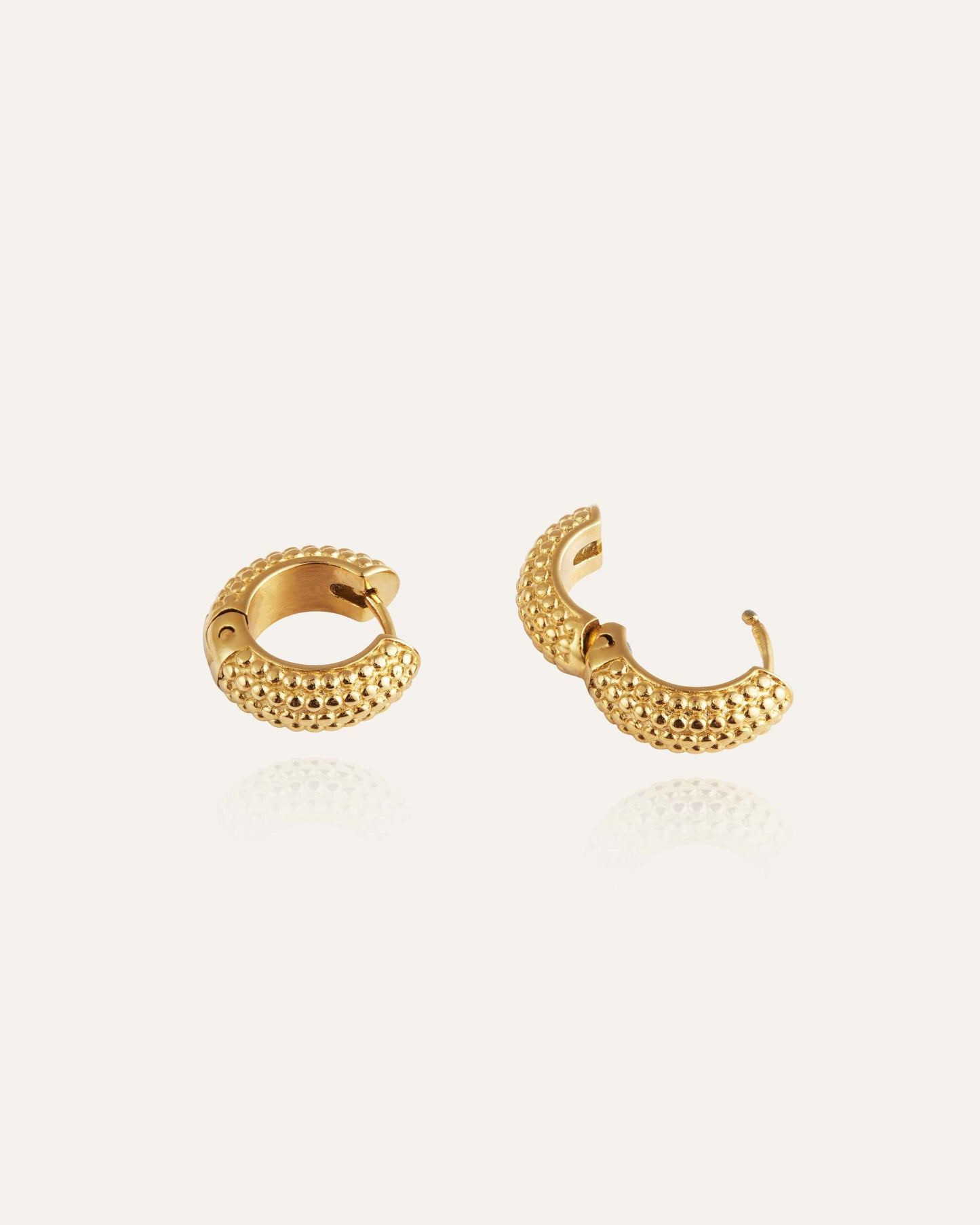 Beaded hoops Small