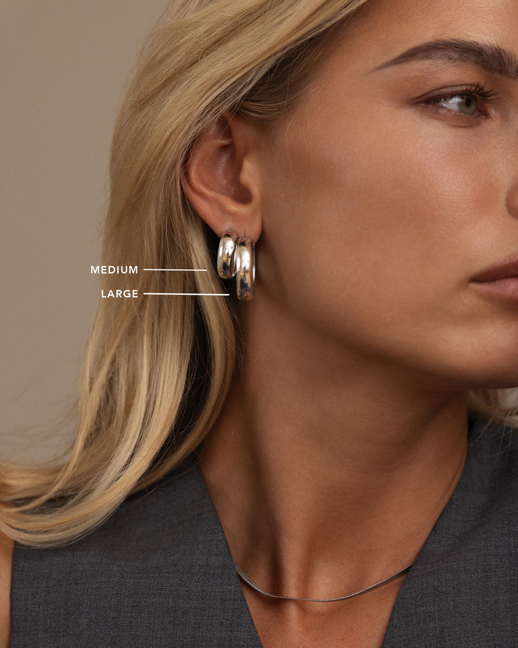 Brave Large Hoops