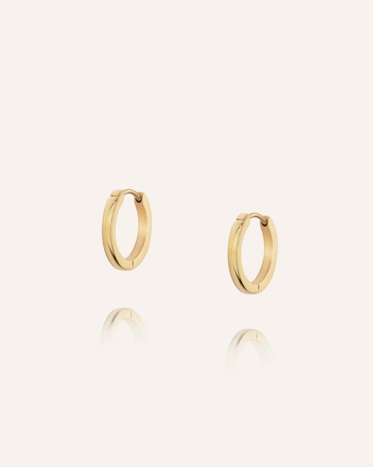 Classic Gold Hoops Medium