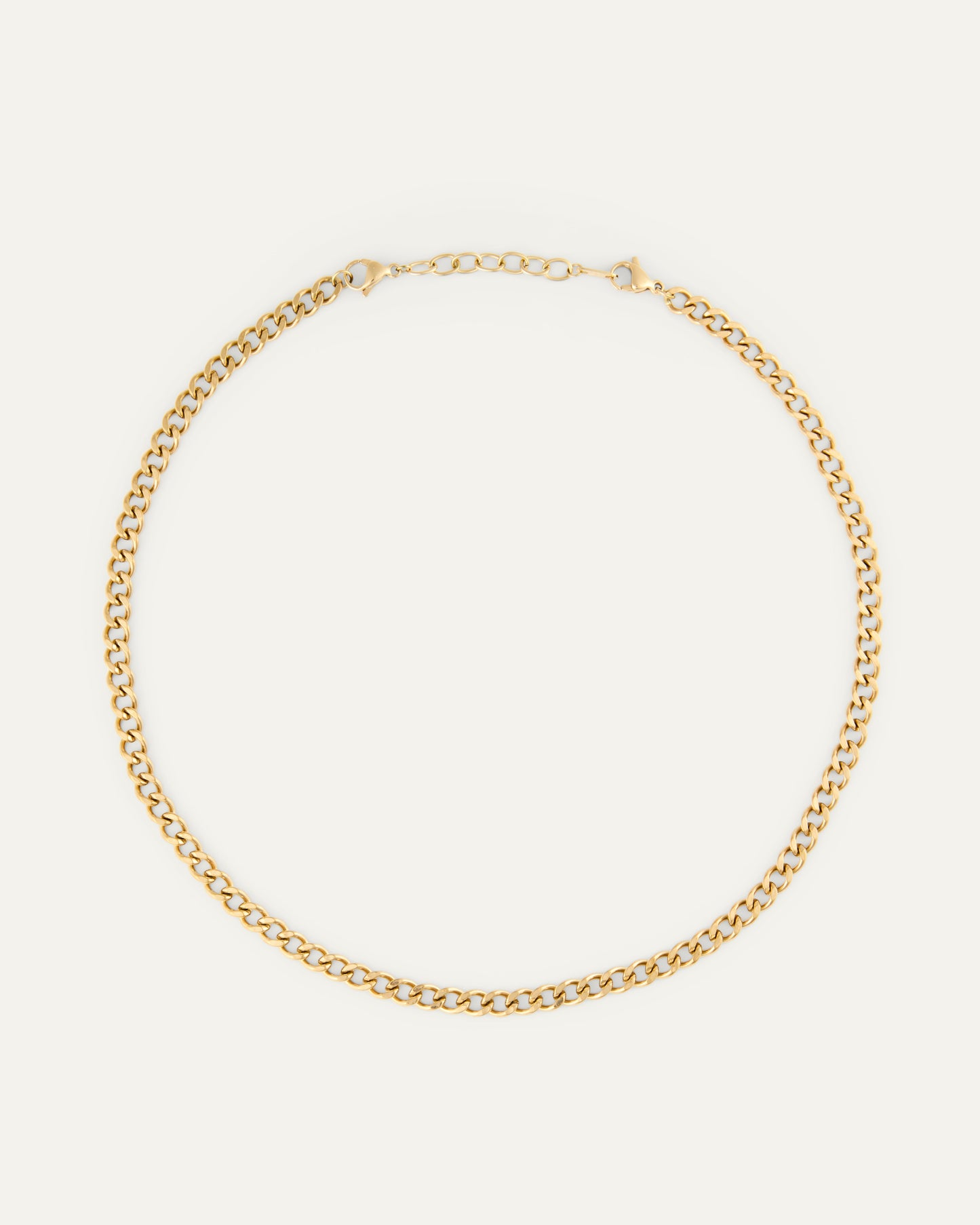 Curb chain necklace