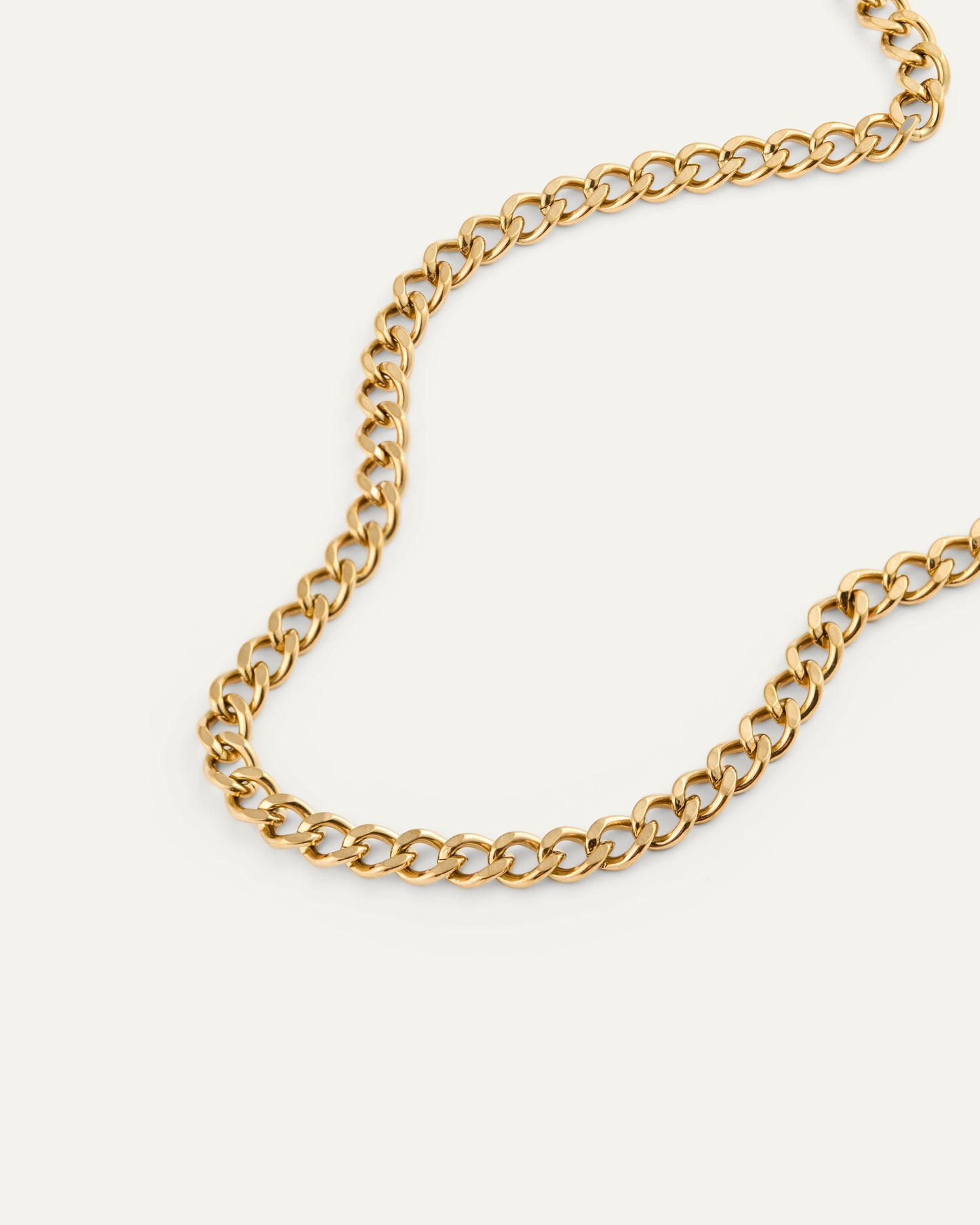 Curb chain necklace