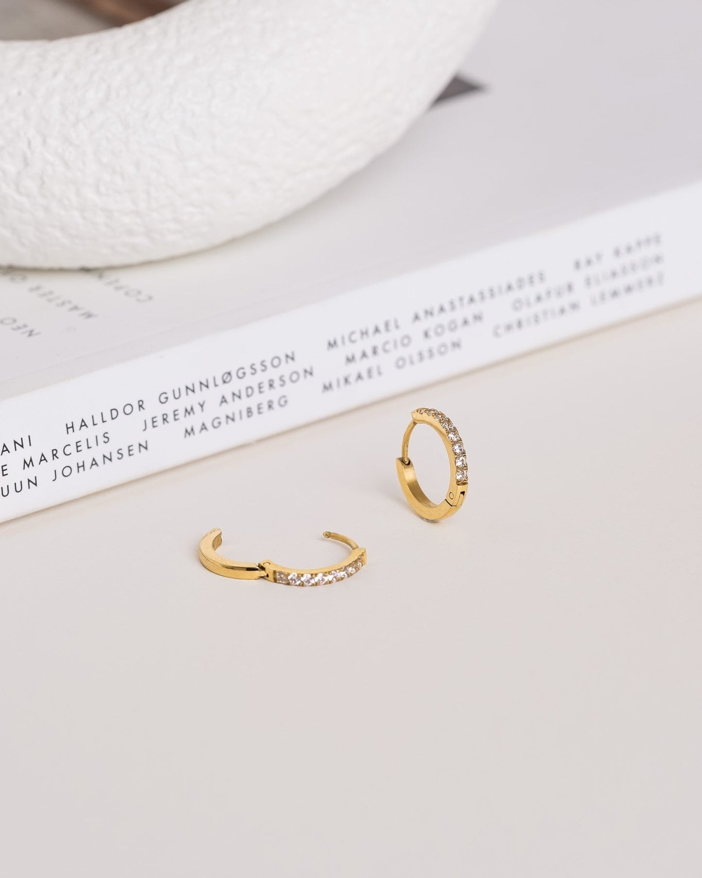 Shiny Gold Hoops Small