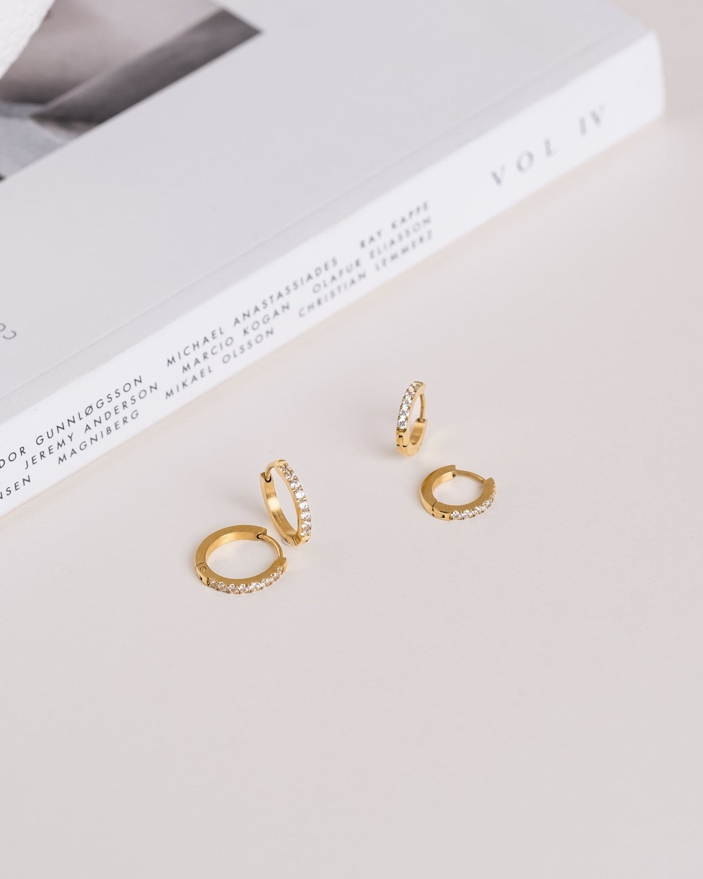 Shiny Gold Hoops Small