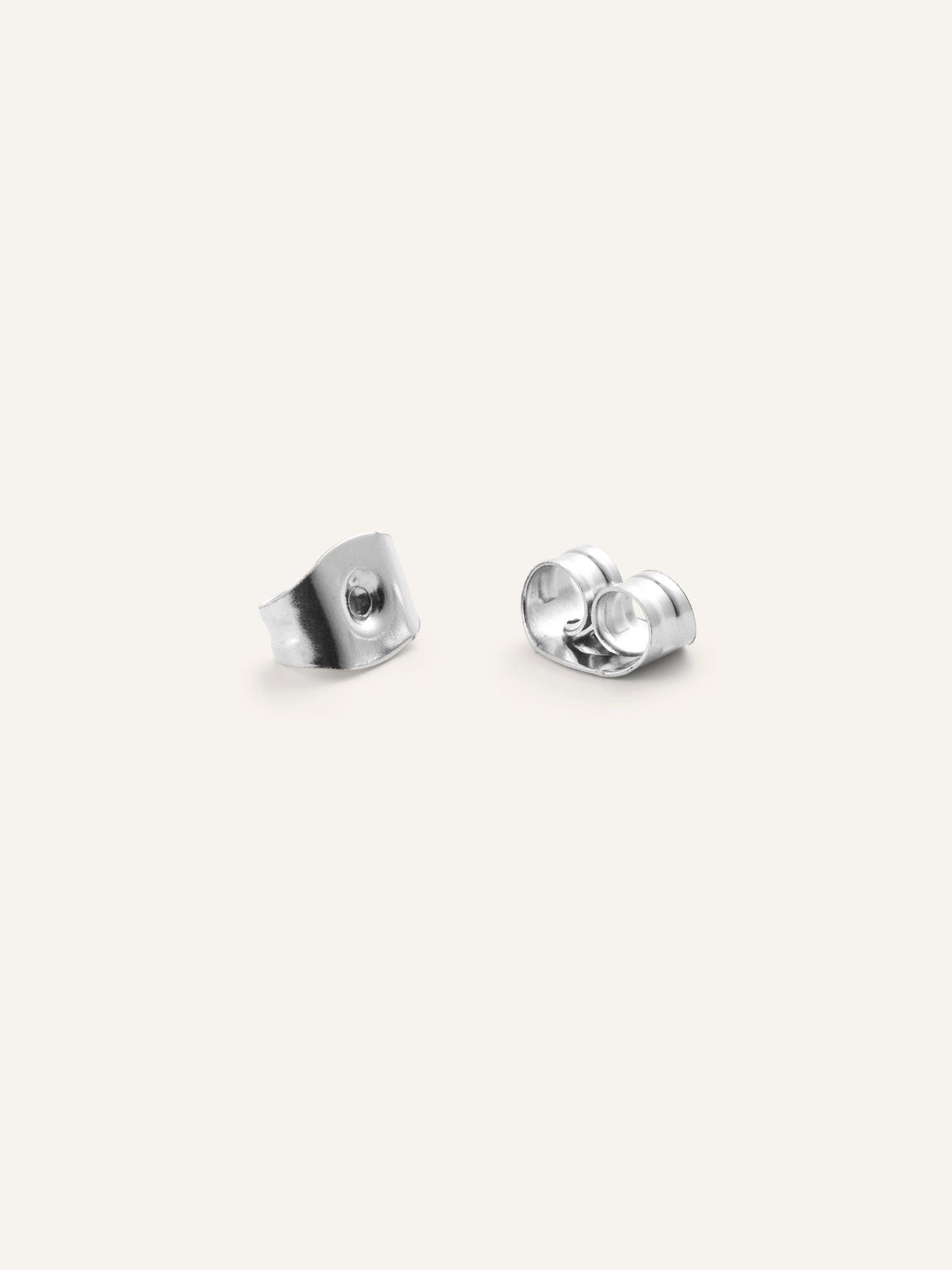 Jolie White Medium Studs