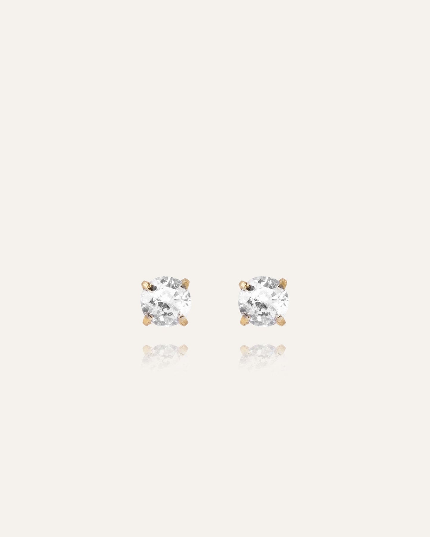 Jolie White Small Studs