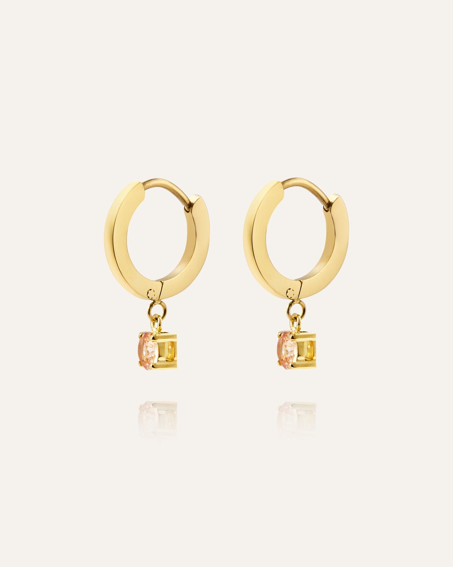 Jolie Champagne Hoops