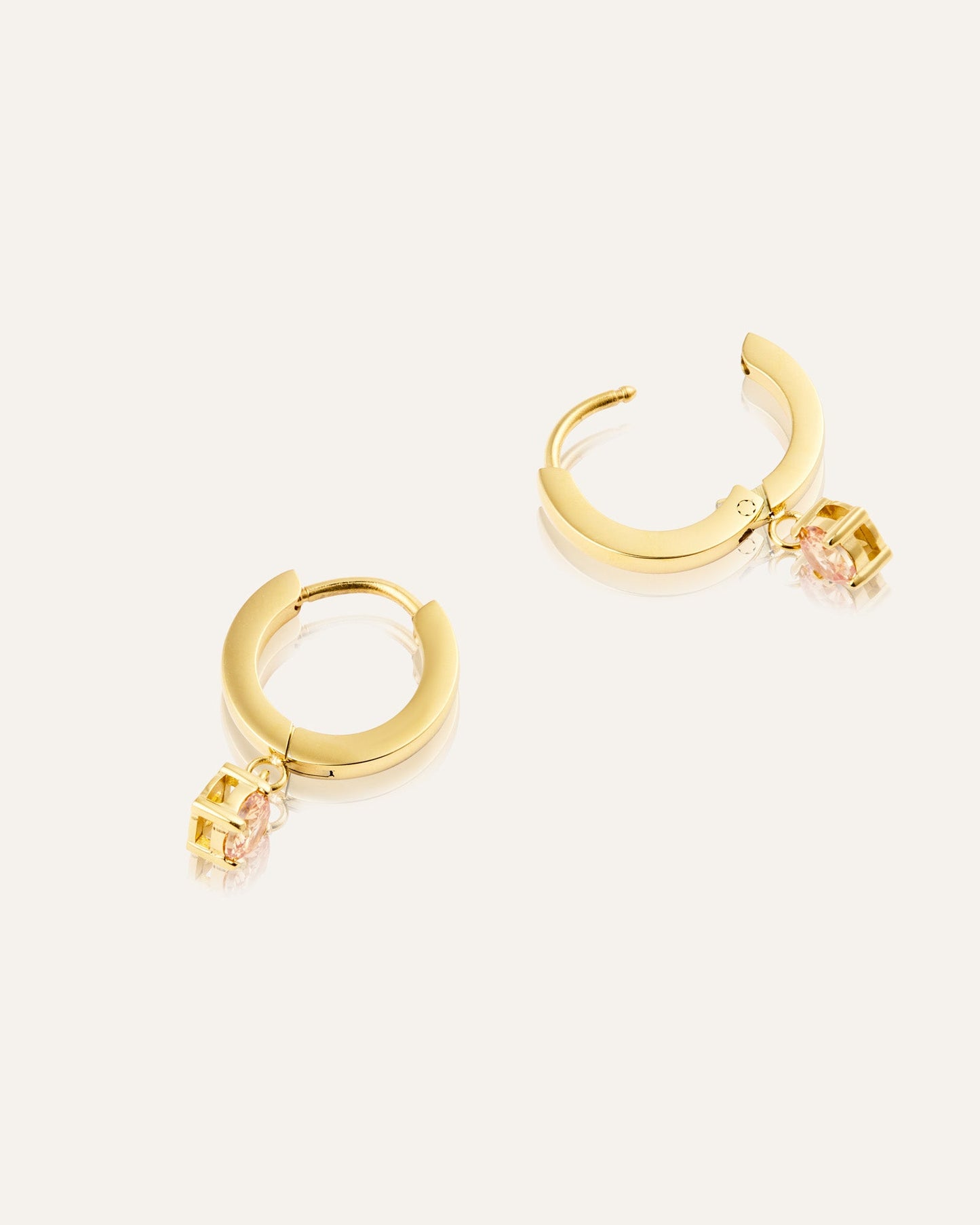 Jolie Champagne Hoops