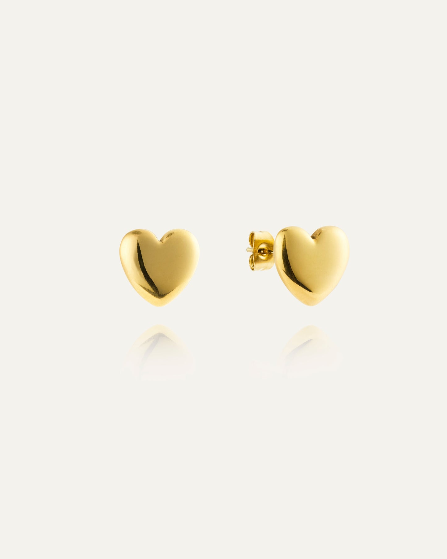 Love Gold Medium Studs