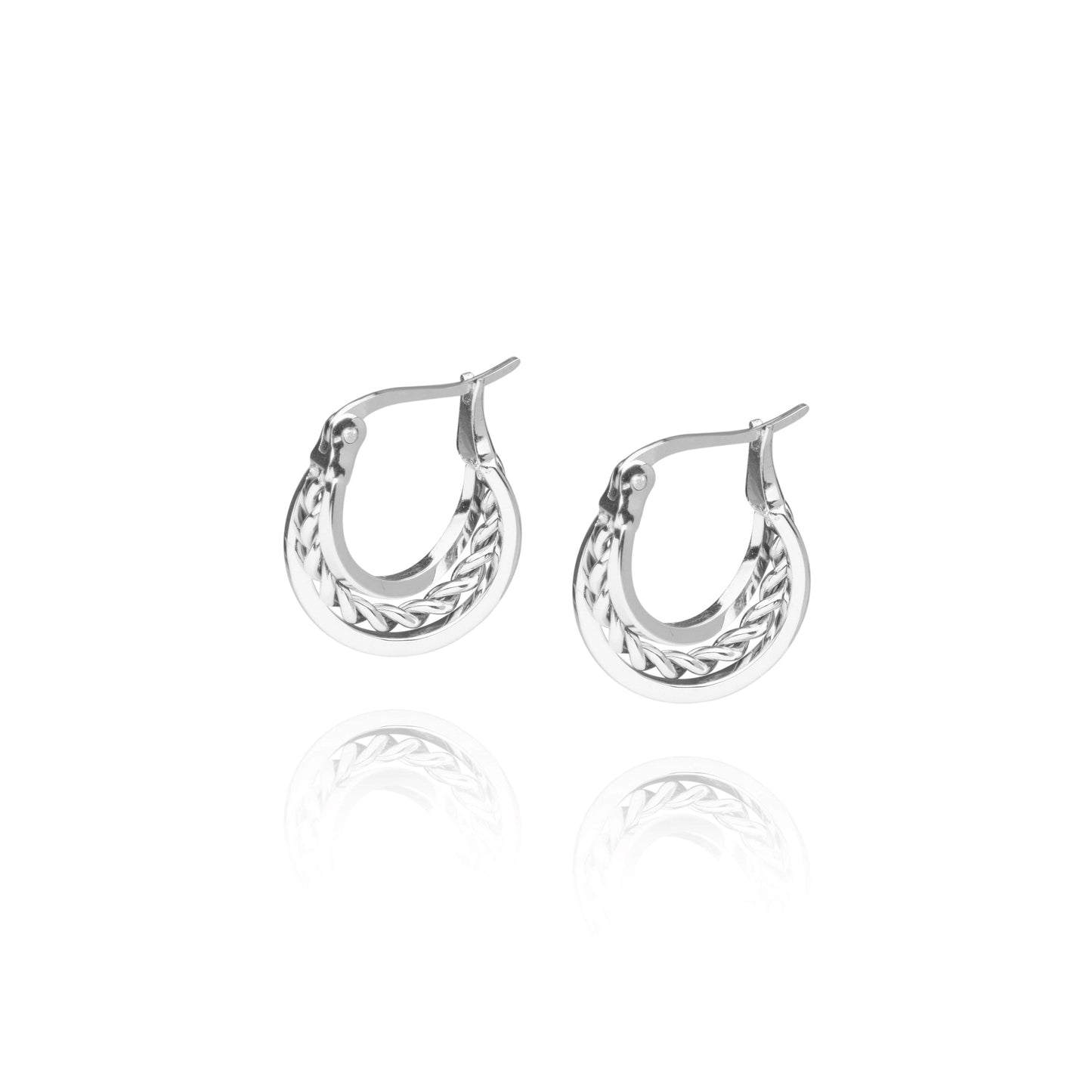 Bibi Earrings Small Silver