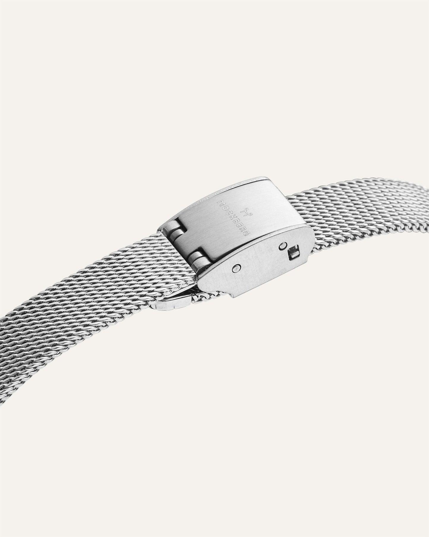 Retro Mesh Silver Watch