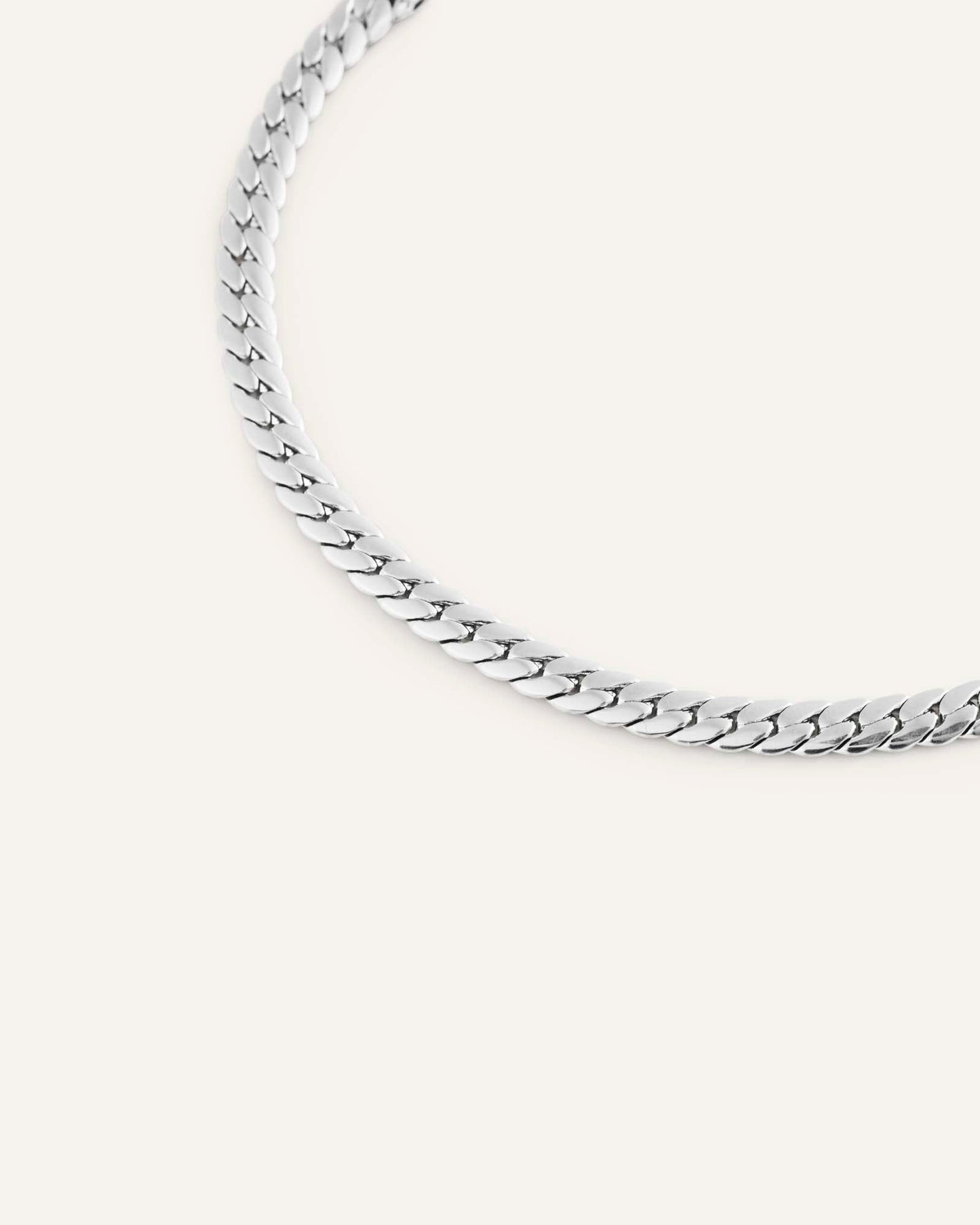 Serpentine Chain Steel Bracelet