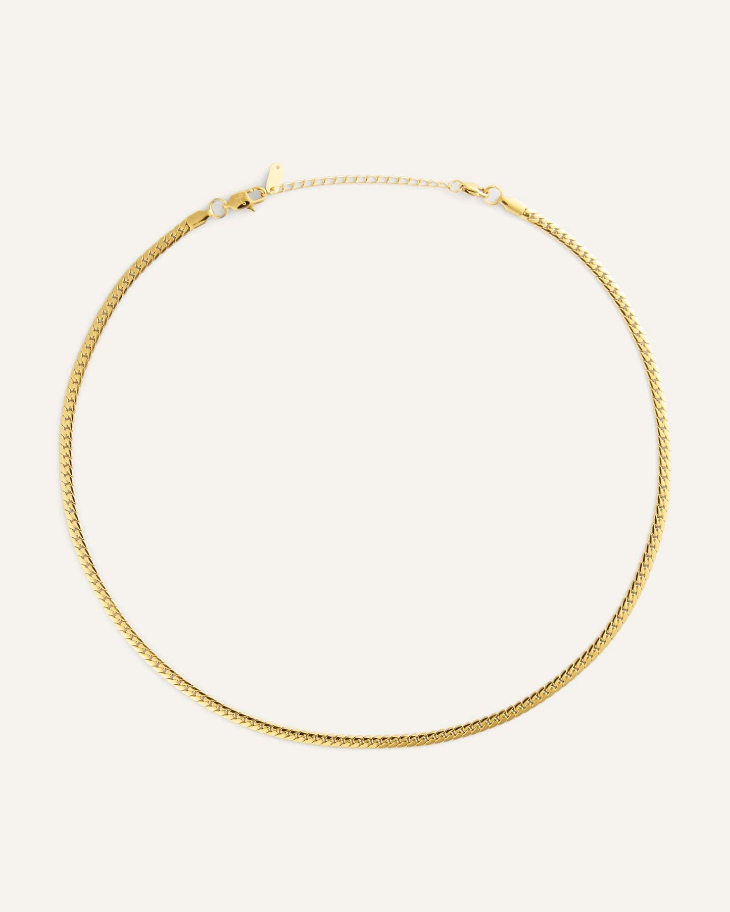 Serpentine Chain Gold Medium Necklace