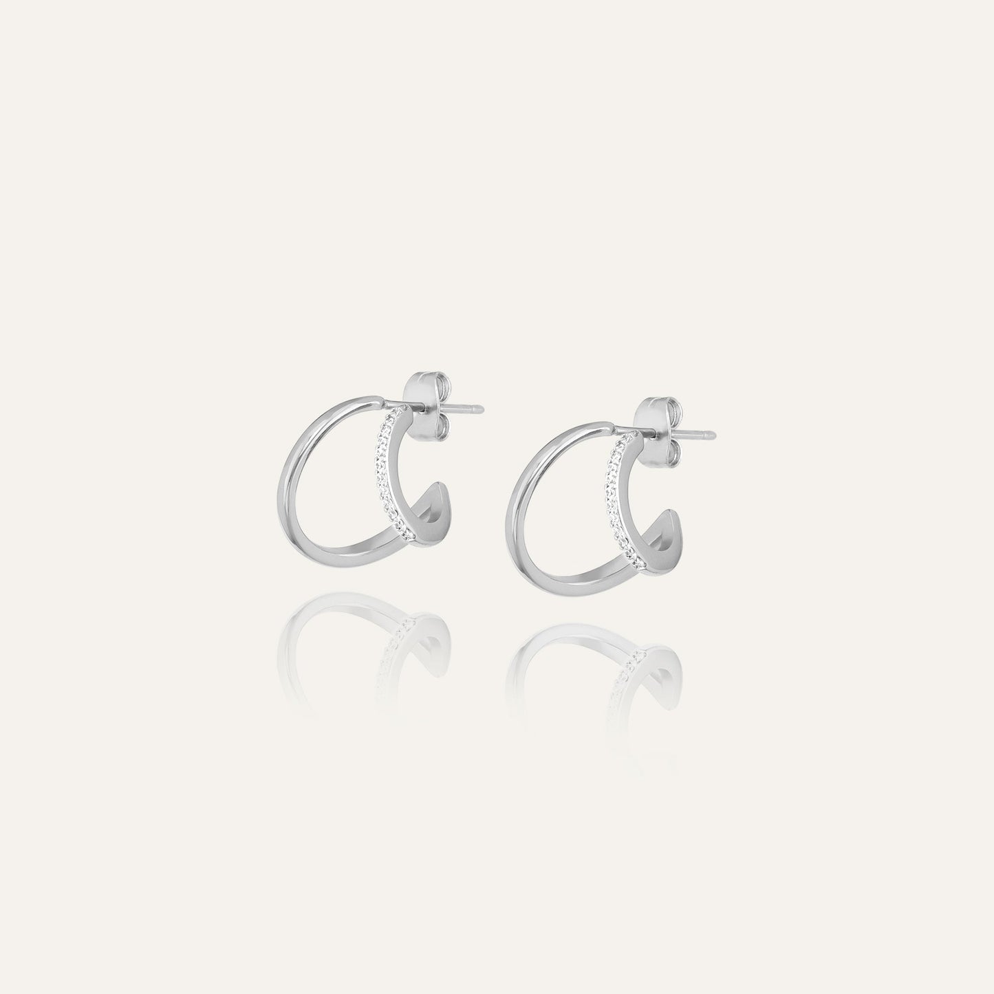 Elegant Earrings Silver